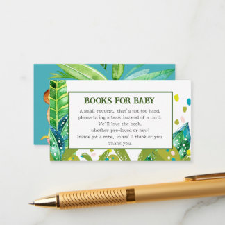 Anfrage für Blue Niedlich Monkey Baby Books Begleitkarte