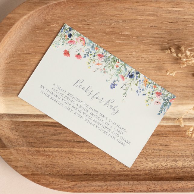 Anfrage für ein Babyduschenbuch für eine Wildblume Begleitkarte (Von Creator hochgeladen)