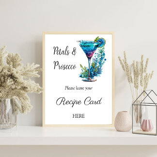 Anfrage für Petal Prosecco Brautparty Poster
