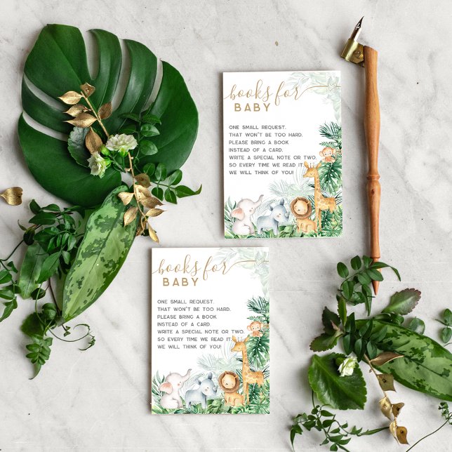 Anfrage für Safari Baby Animals Baby Showroom Begleitkarte (Von Creator hochgeladen)