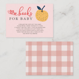 Anfrage für unser Eye Fall Baby Shower Book Begleitkarte