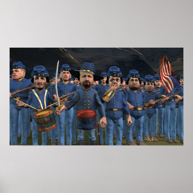 Anführer der Anklage - kleines Poster (Vorne)