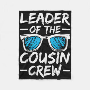 Anführer der Cousin-Crew Familien-Matching-Cousin Fleecedecke