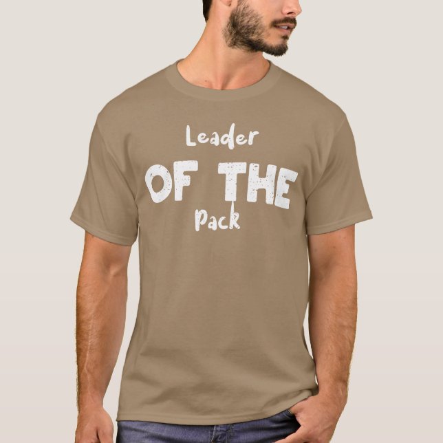 Anführer des Rudels Camping T-Shirt (Vorderseite)