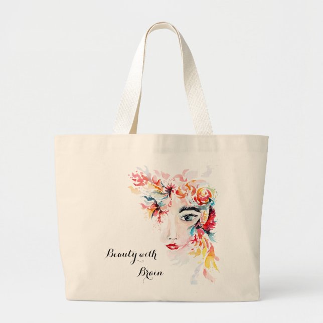 Anführungsbeutel Jumbo Stoffbeutel (Vorne)