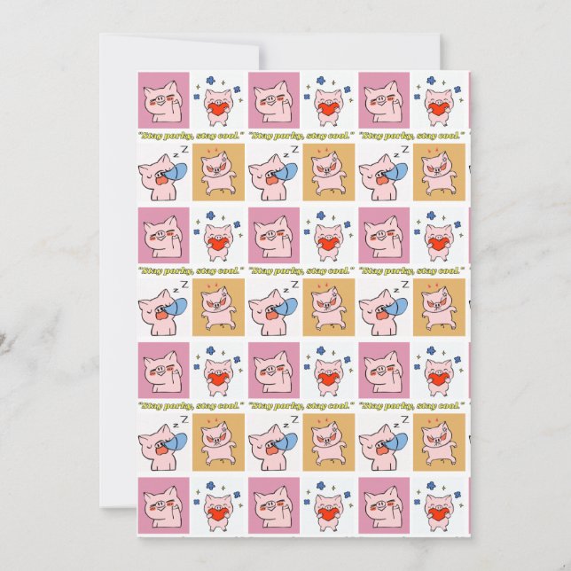 Anführungsstriche Einladung (Rückseite)