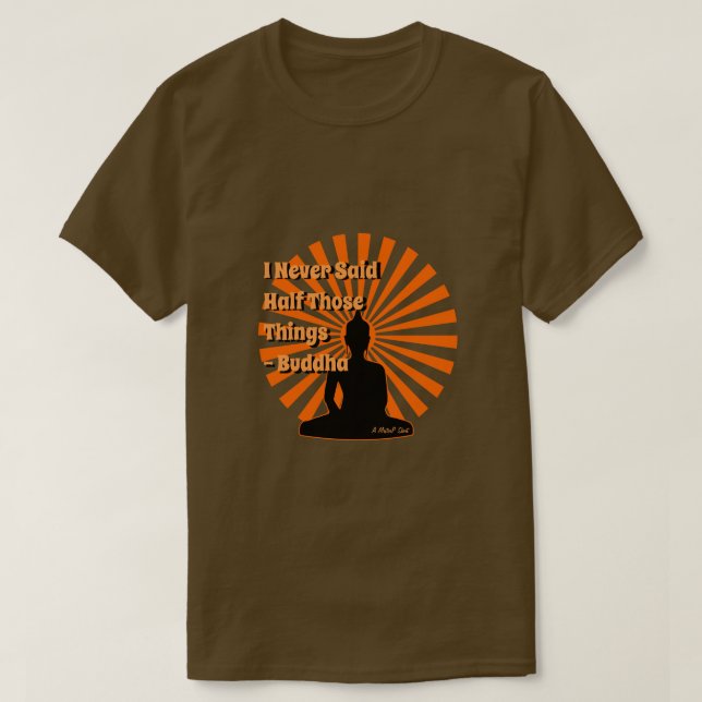Anführungszeichen 9 (Buddha) - Ein MisterP-Shirt T-Shirt (Design vorne)