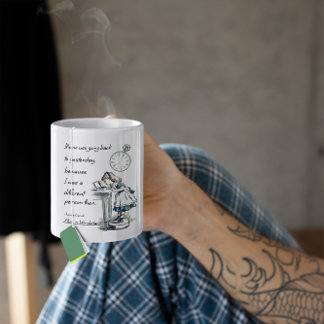 Anführungszeichen für Alicen im Wunderland Tasse