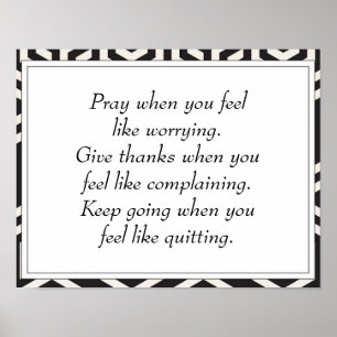 Anführungszeichen für das Schwarze Inspirationsleb Poster