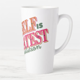 Anführungszeichen für die Liebe Milchtasse