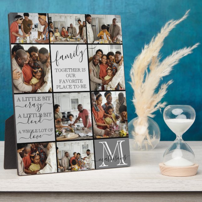 Anführungszeichen für Monogramm für personalisiert Fotoplatte (Seite)