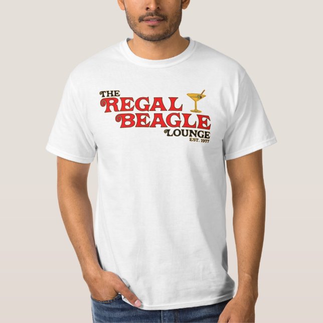 Anführungszeichen für Regal-Beagle T-Shirt (Vorderseite)