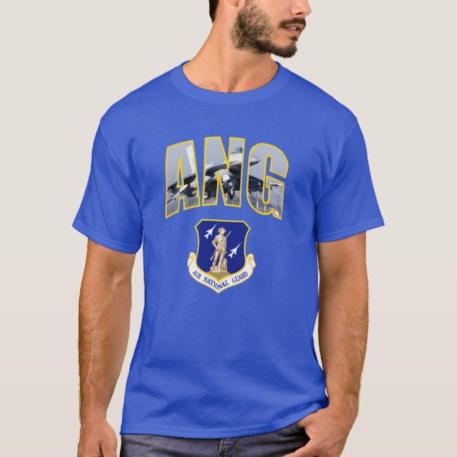 ANG F-16 Logo-Shirt T-Shirt (Vorderseite)