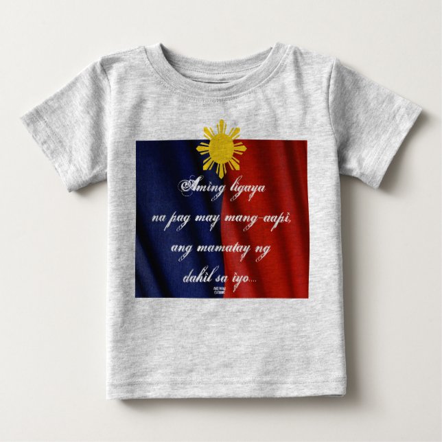 ang mamatay ng dahil sayo baby baby t-shirt (Vorderseite)