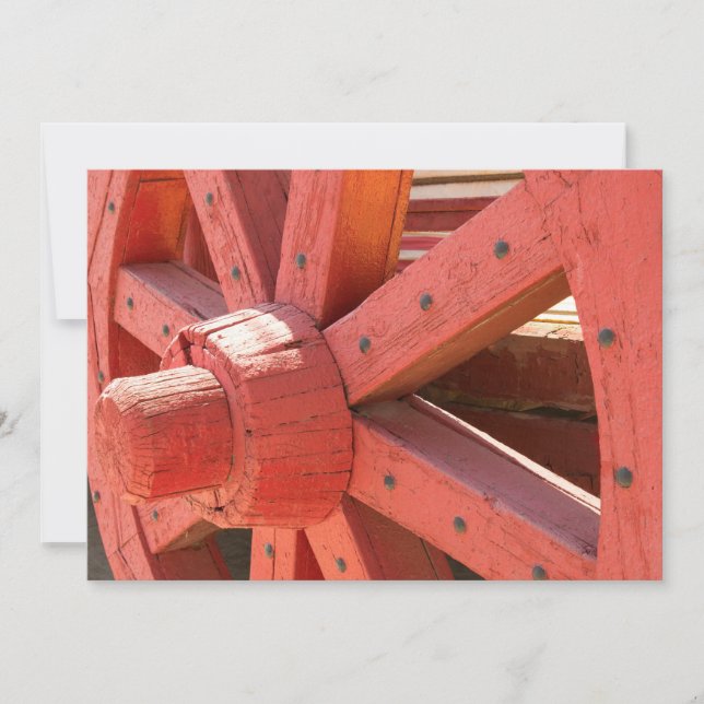 Angaben zu Wagenrad Karte (Vorderseite)