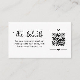 Angaben zum Hochgehen mit QR-Code-Umschließungskar Begleitkarte