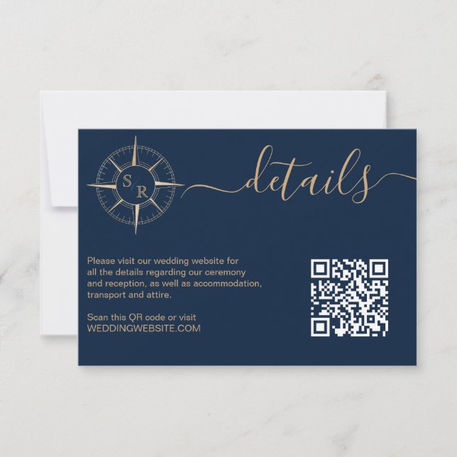 Angaben zum QR-Code für den Bestimmungspass RSVP Karte (Vorderseite)