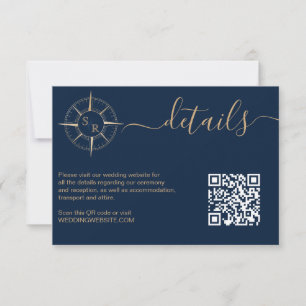 Angaben zum QR-Code für den Bestimmungspass RSVP Karte