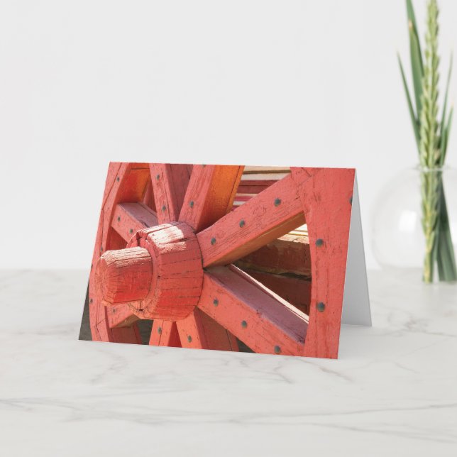 Angaben zum Wagenrad Karte (Vorderseite)