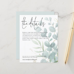 Angaben zur Eukalyptus-Skriptumrandung