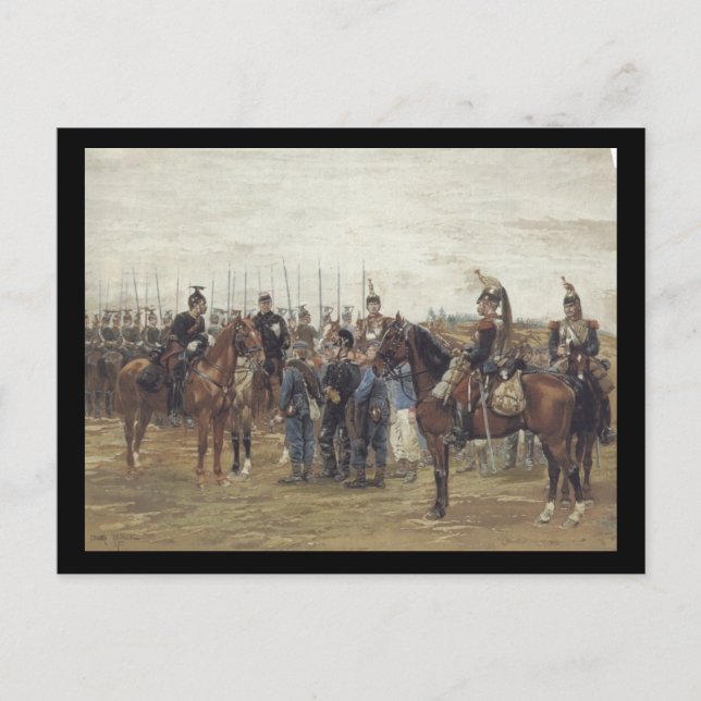 Angaben zur Garde Postkarte (Vorderseite)