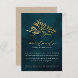 ANGABEN ZUR GOLDNAVY UNDERWASSER-WEED-WEDDING BEGLEITKARTE