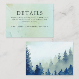 Angaben zur Hochzeit Kleine Abschlusskarte Begleitkarte