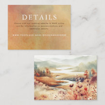 Angaben zur Hochzeit Kleine Abschlusskarte