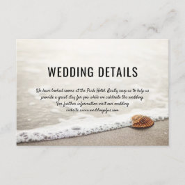 Angaben zur Hochzeit von Strandwachen Einladung