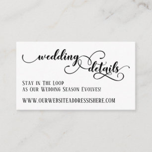 Angaben zur Hochzeitsseite in Skript erstellen, we Begleitkarte