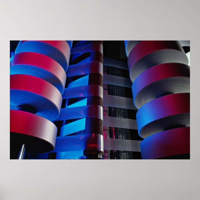 Angaben zur industriellen Verpackungsmaschine Poster (Vorne)