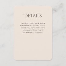 Angaben zur Typografie auf Beige-Hochzeiten