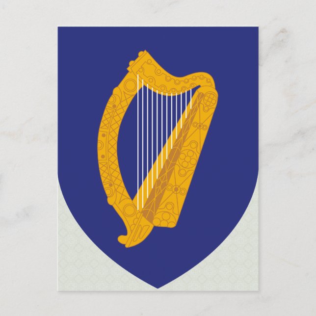 Angaben zur Wappen in Irland Postkarte (Vorderseite)
