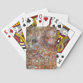 Angaben: Zwei Gesichter (von Pavel Filonov) Spielkarten