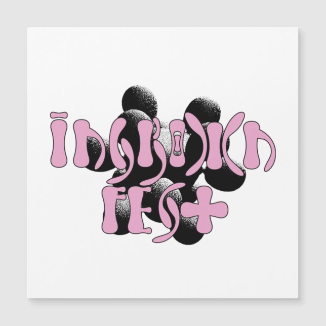 Angebautes Fest Großmagnet Magnetkarte (Vorderseite)