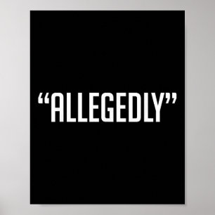 Angeblich Anwaltsanwalt Paralegal Law School Out Poster