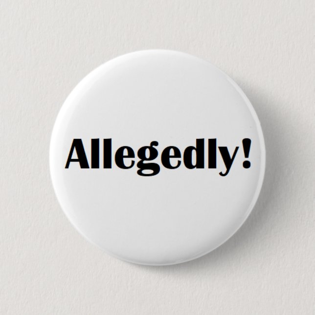 angeblich Kaffeetasse Button (Vorderseite)