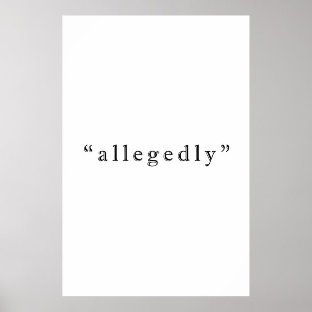angeblich poster (Vorne)