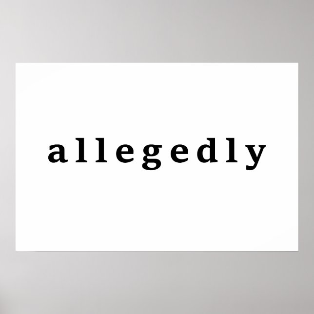 angeblich poster (Vorne)