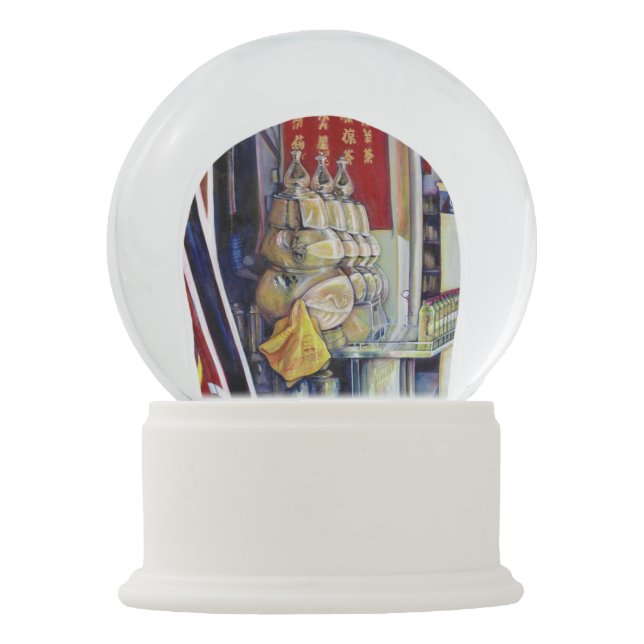 angeblich probabilistisch, Singapur Schneekugel (Rückseite)