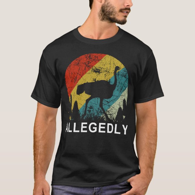 Angeblich Strauß T-Shirt (Vorderseite)