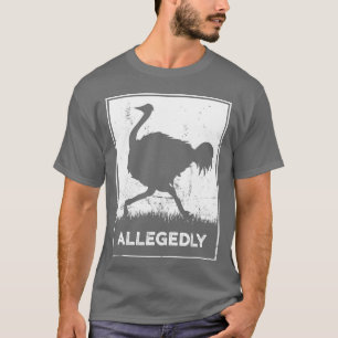 Angeblich Strauß Vintage Retro Junge T-Shirt