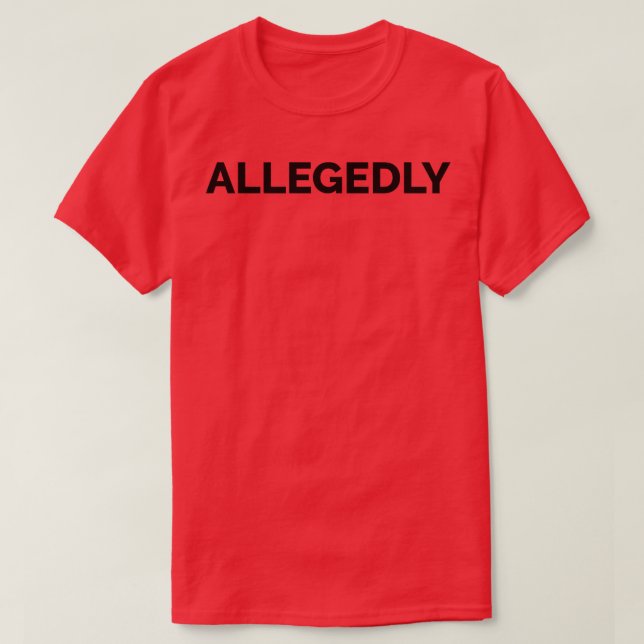 angeblich T-Shirt (Design vorne)