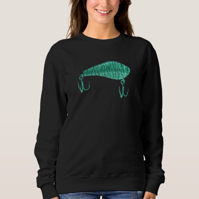 Angeblicher Köder Teal Sweatshirt (Vorderseite)