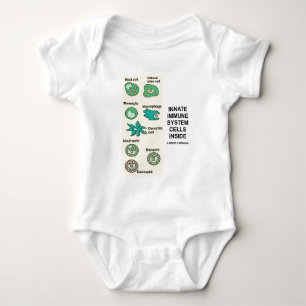 Angeborene Immunsystem-Zellen nach innen Baby Strampler