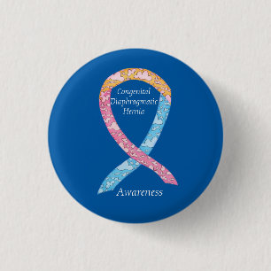 Angeborene Zwerchfellhernie CDH Bewusstseinsnadel Button
