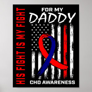 Angeborener Herzfehler Chd Bewusstsein Daddy Ameri Poster