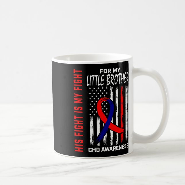 Angeborener Herzfehler CHD-Bewusstseins-Kleiner Br Kaffeetasse (Rechts)