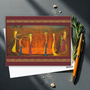 Angebot an die Caldera, von Marguerite Blasigname Postkarte