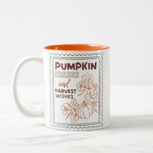 Angebot fallen zweifarbige tasse (Links)